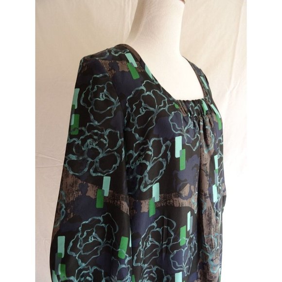 Classiques Entier 100% Silk Geo Pop Art Tunic Dress - Size Small - Picture 4 of 10